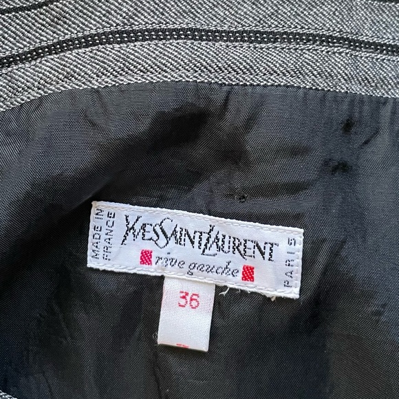 Vintage Yves Saint Laurent Rive Gauche wool skirt - Picture 10 of 12
